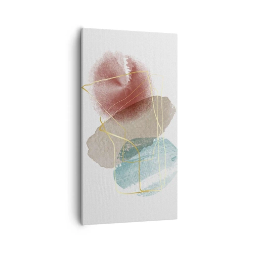 Bild auf Leinwand - Leinwandbild - Korallen des Weltraums - 55x100 cm