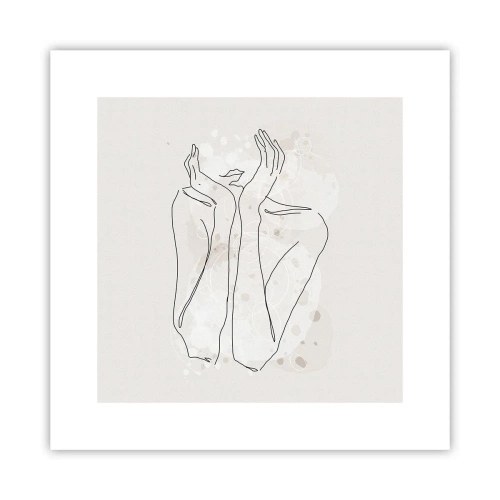 Poster - Ein träumerischer Moment - 30x30 cm