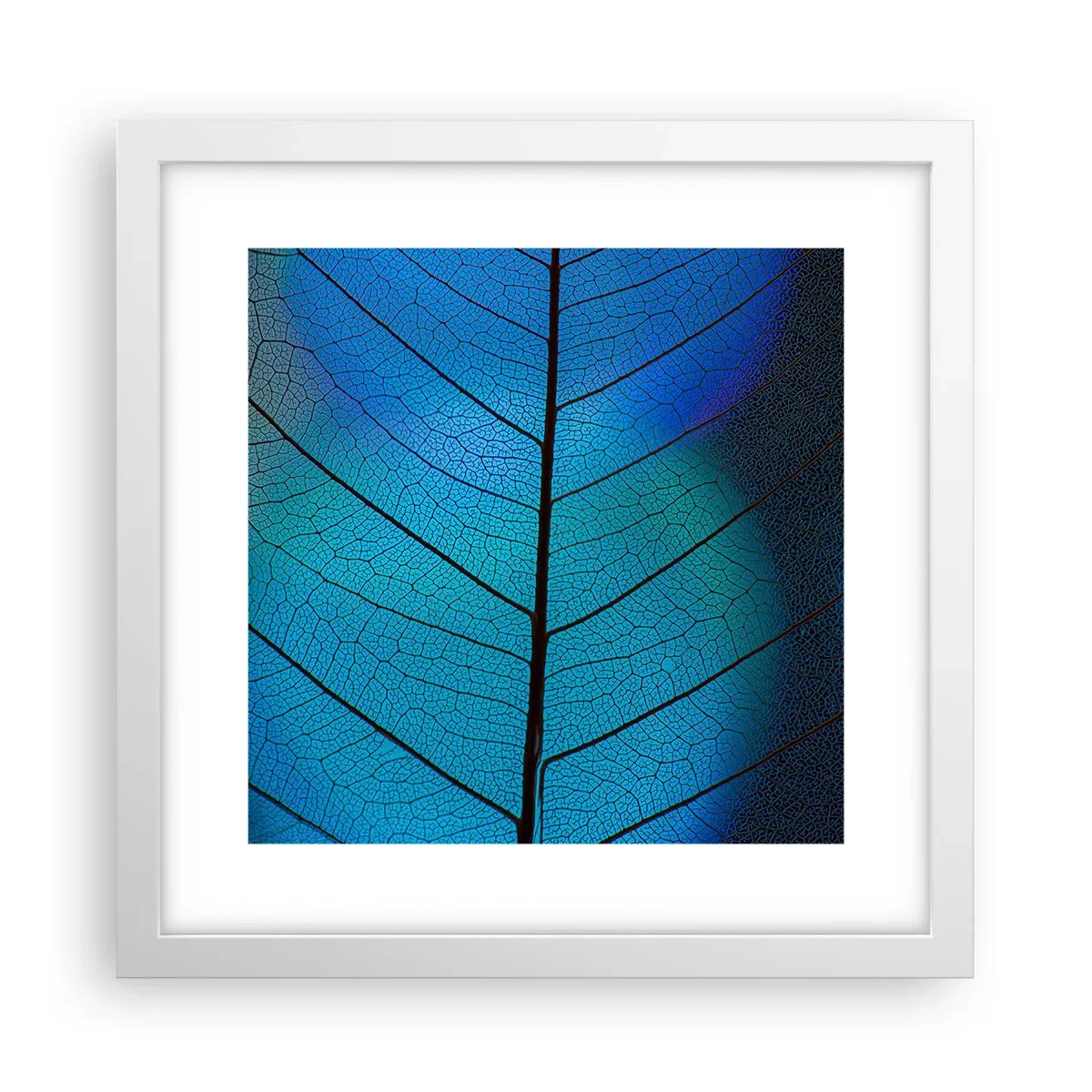 Poster in einem weißen Rahmen - Komplizierte Konstruktion - 30x30 cm