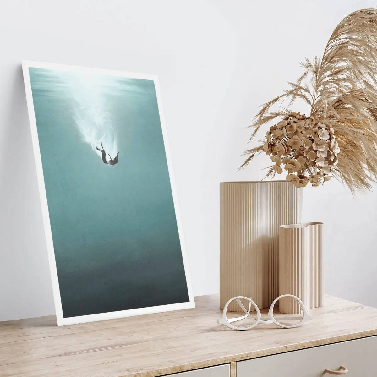 Poster - In den Armen des Ozeans - 40x50 cm