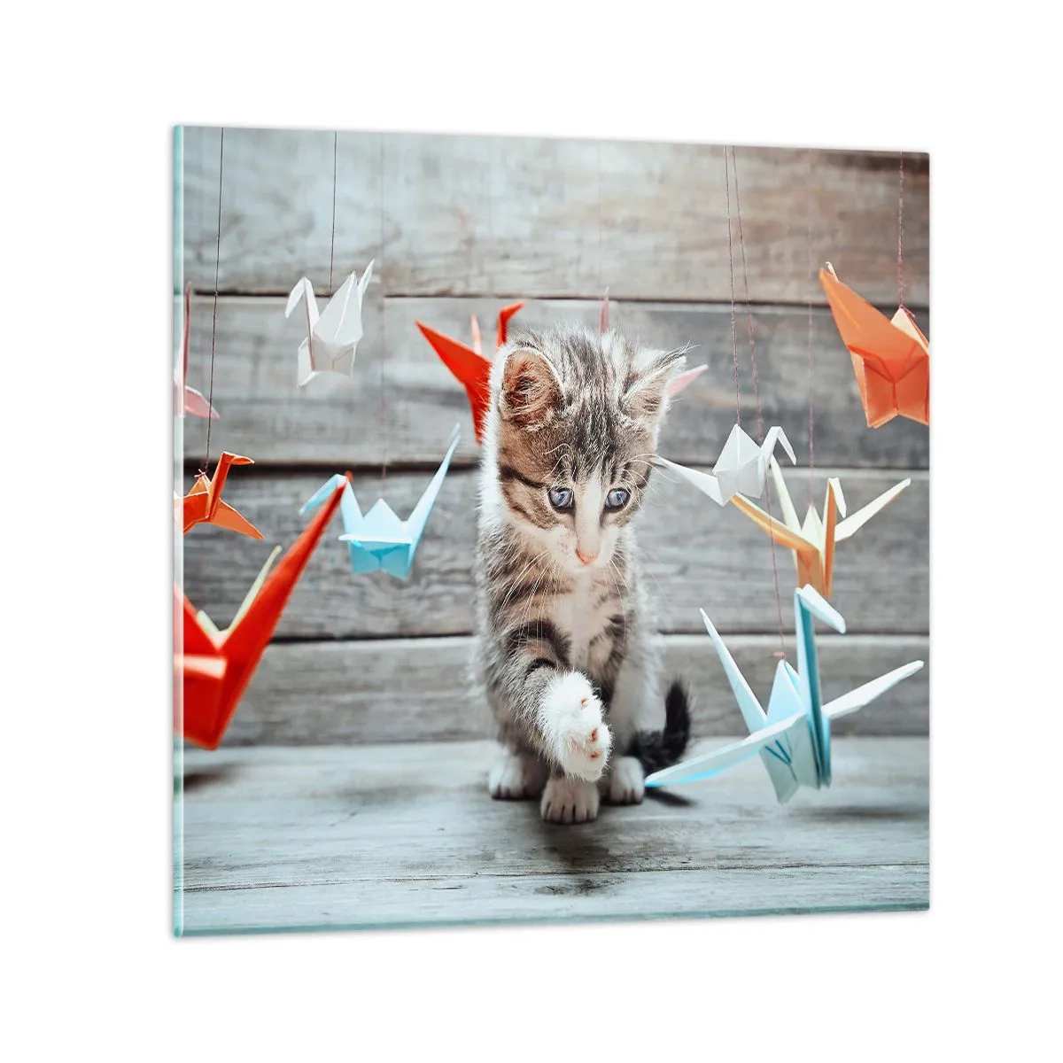 Glasbild - Bild auf glas - Erste Stunde - 60x60 cm