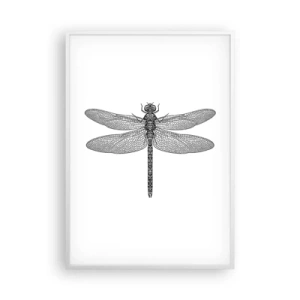Poster in einem weißen Rahmen - Präzision der Natur - 70x100 cm