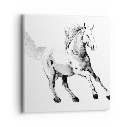 Bild auf Leinwand - Leinwandbild - Ungezähmte Seele - 30x30 cm