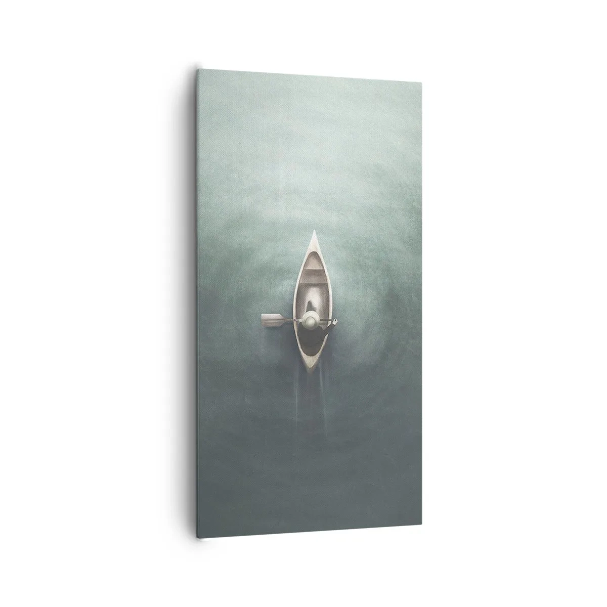 Bild auf Leinwand - Leinwandbild - Durch den Mondsee - 65x120 cm