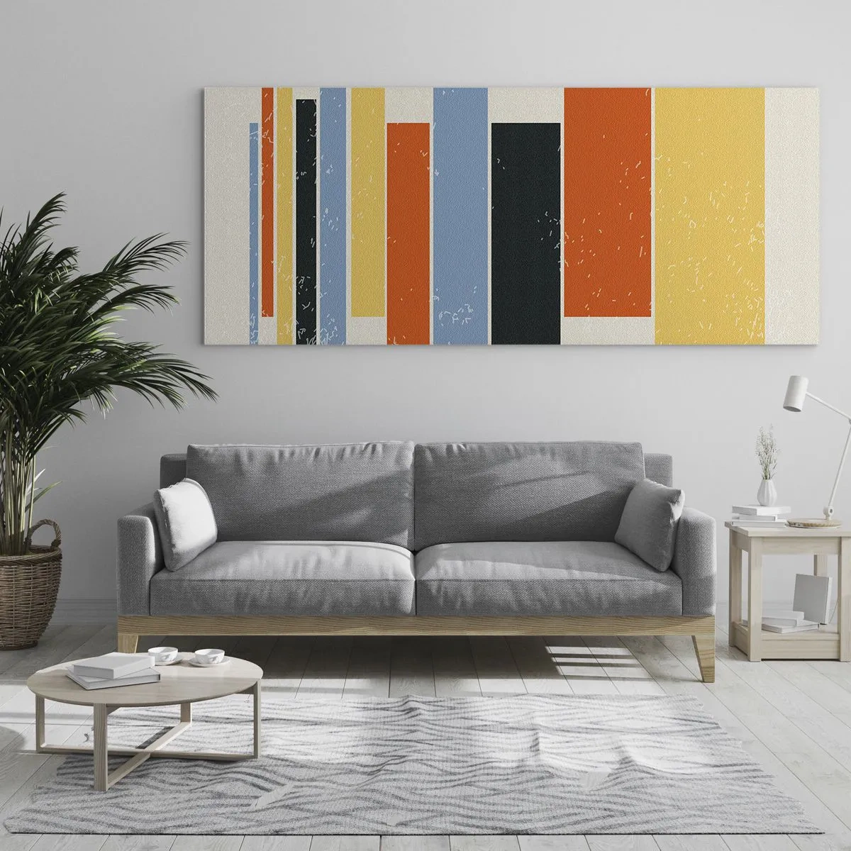 Glasbild - Bild auf glas - Musiknotation - 100x40 cm
