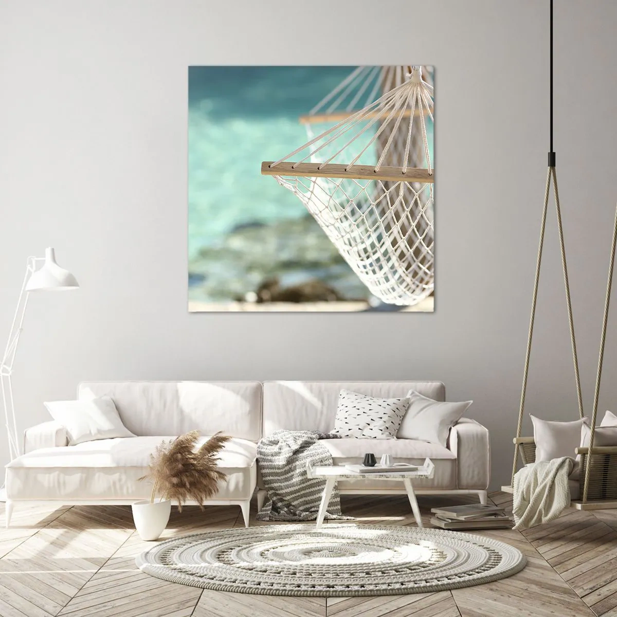 Bild auf Leinwand - Leinwandbild - Zeit zum Entspannen - 60x60 cm