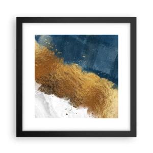 Poster in einem schwarzem Rahmen - Farben des Sommers - 30x30 cm