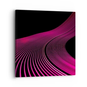 Bild auf Leinwand - Leinwandbild - Allee des Lichts - 30x30 cm