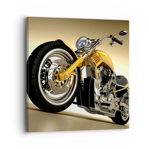 Bild auf Leinwand - Leinwandbild - Ein Traum von Kraft und Geschwindigkeit - 40x40 cm