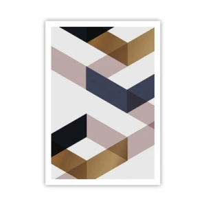Poster - Ebenen und Winkel - 70x100 cm