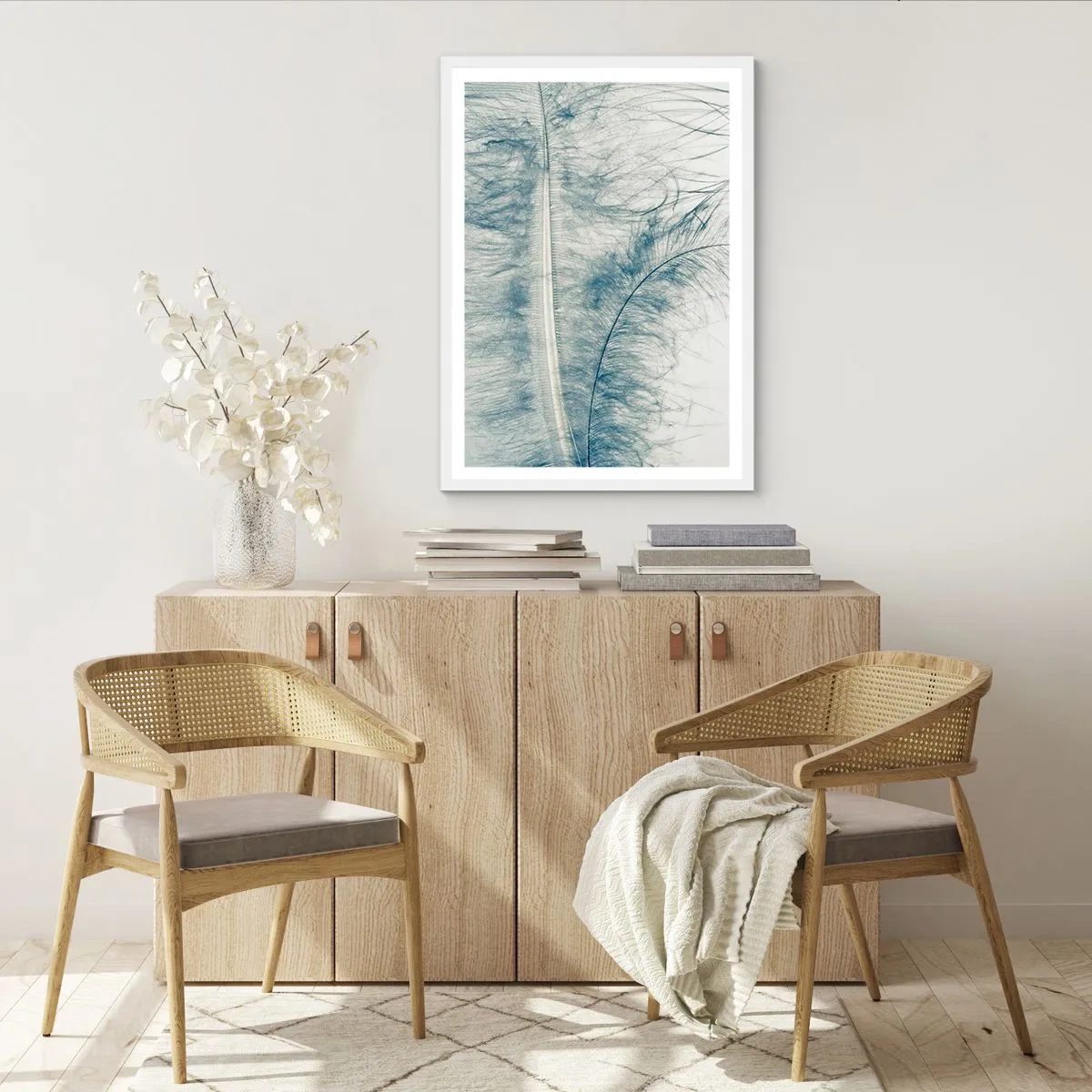 Poster in einem weißen Rahmen - Flüstern der Natur - 40x50 cm