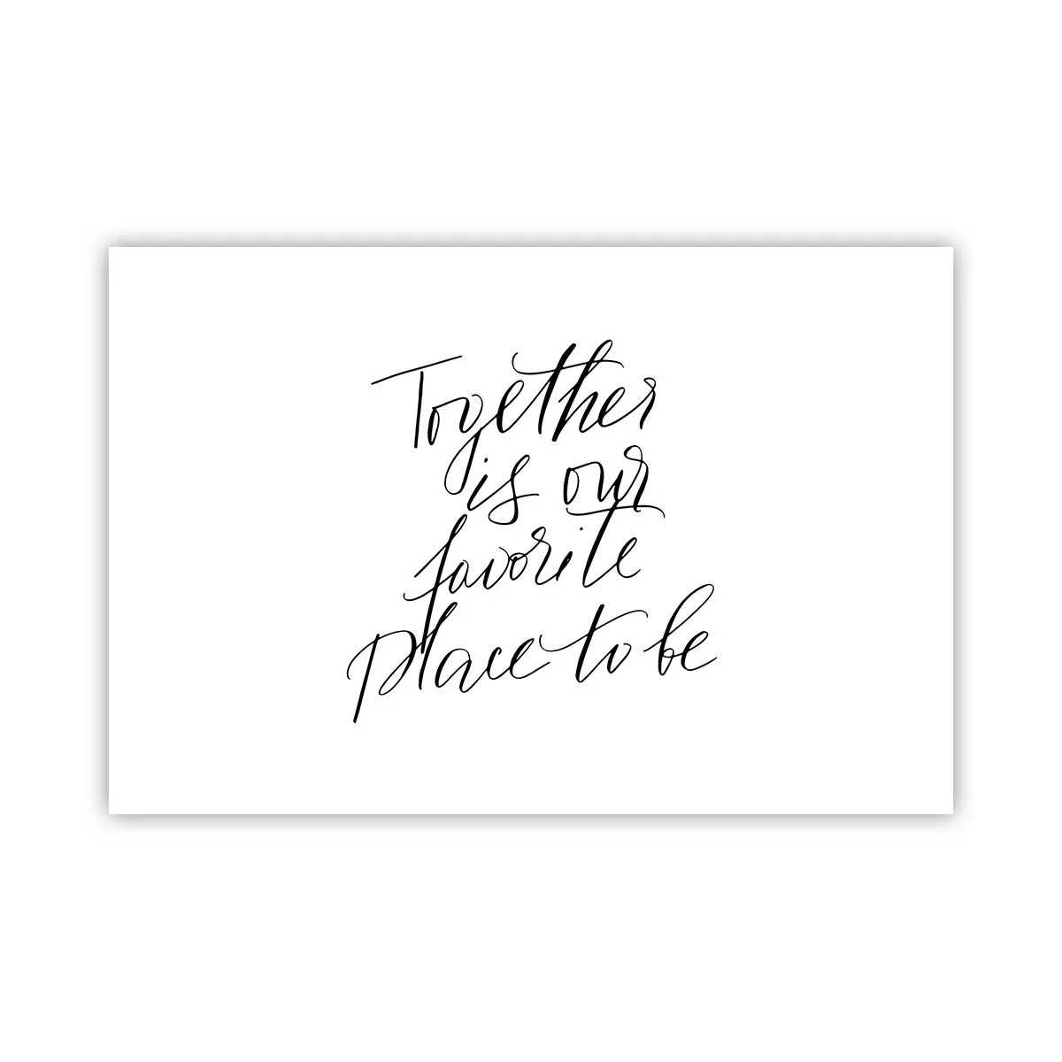 Poster - Fühlst du das auch? - 91x61 cm