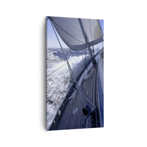 Bild auf Leinwand - Leinwandbild - Ich weiß was es heißt ein Vogel zu sein - 45x80 cm