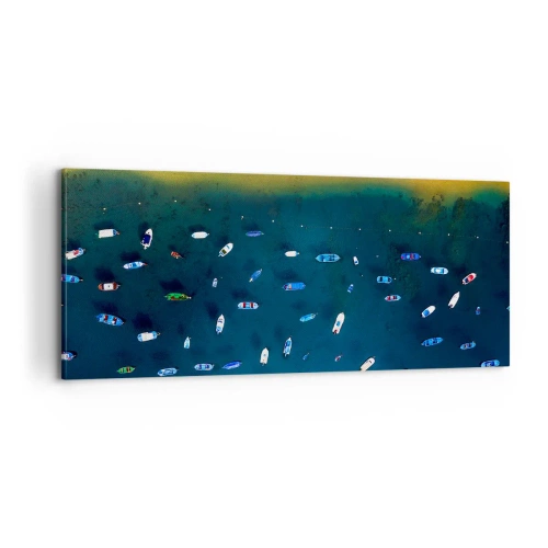 Bild auf Leinwand - Leinwandbild - Feiertagsspiel - 100x40 cm