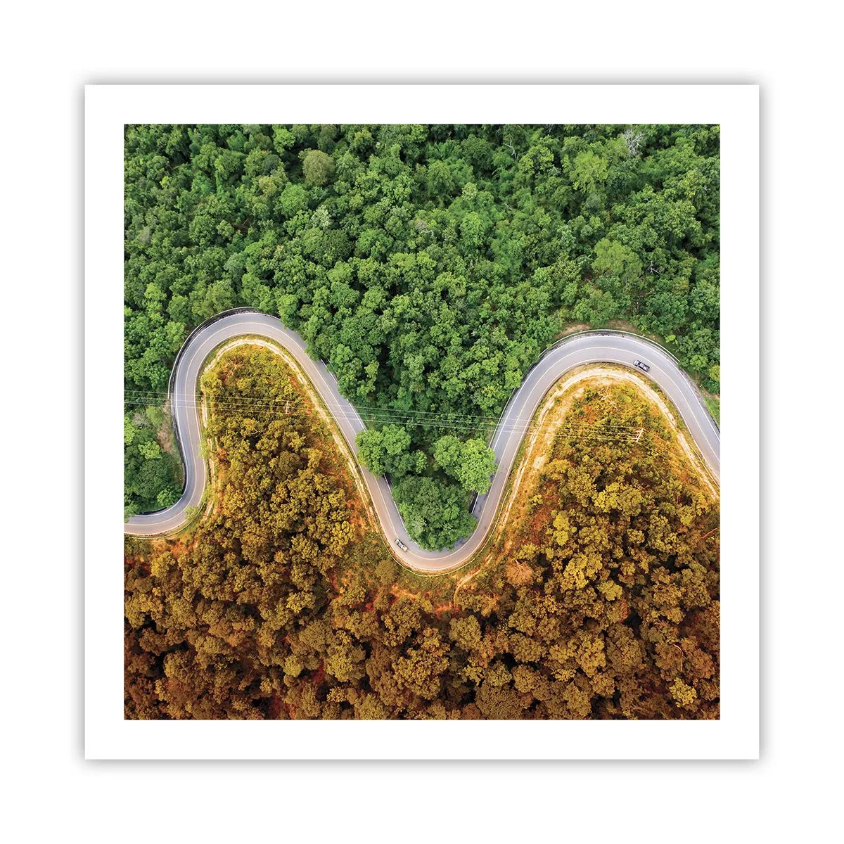 Poster - Grenzen und Durchbrüche - 60x60 cm