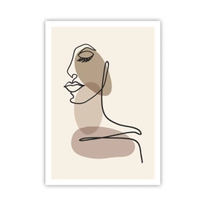 Poster - Eine gewisse Linie der Schönheit - 70x100 cm
