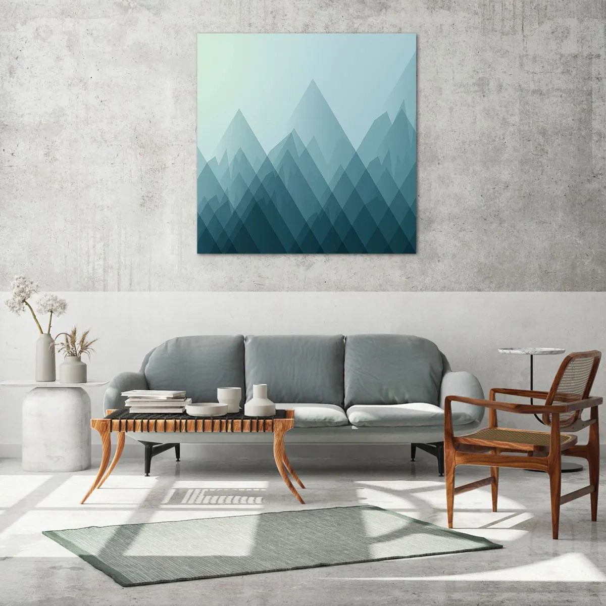 Glasbild - Bild auf glas - Groß größer am größten - 40x40 cm