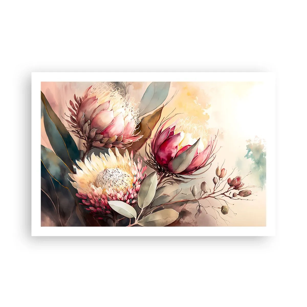 Poster - Im Profil und en face - 91x61 cm