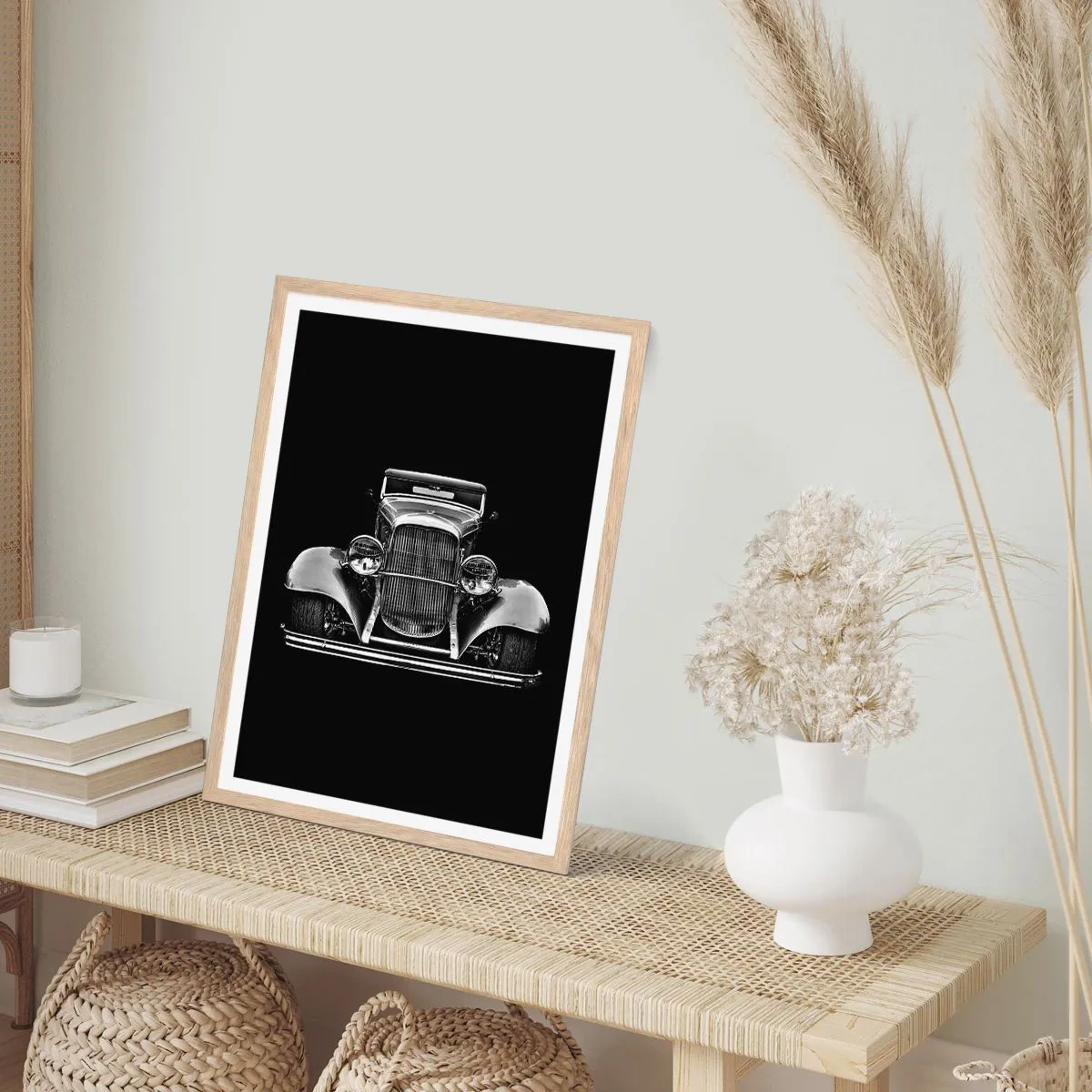 Poster in einem Rahmen aus heller Eiche - Wahrer Gentleman - 70x100 cm