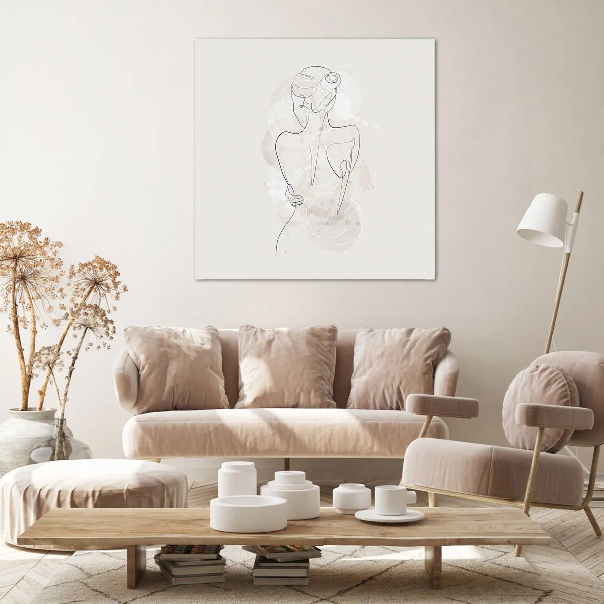 Bild auf Leinwand - Leinwandbild - Wie ein sensibles Instrument - 30x30 cm