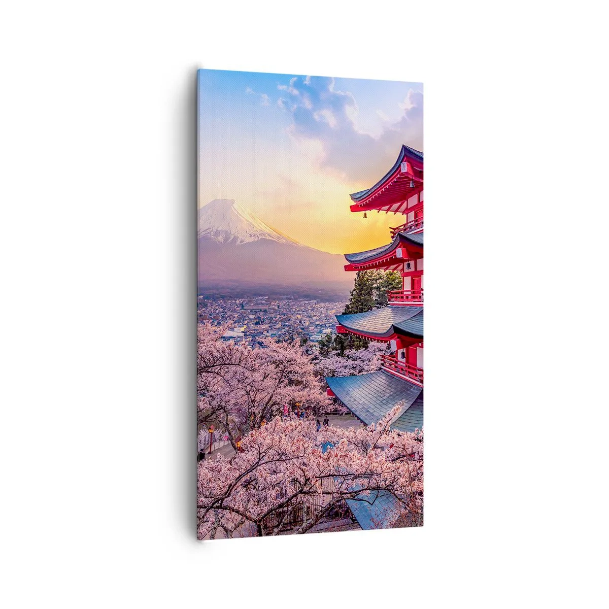 Bild auf Leinwand - Leinwandbild - Die Essenz des japanischen Geistes - 65x120 cm