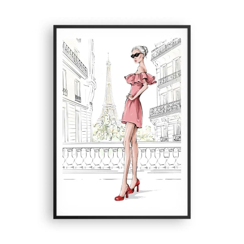 Poster in einem schwarzem Rahmen - Modekunst - 70x100 cm