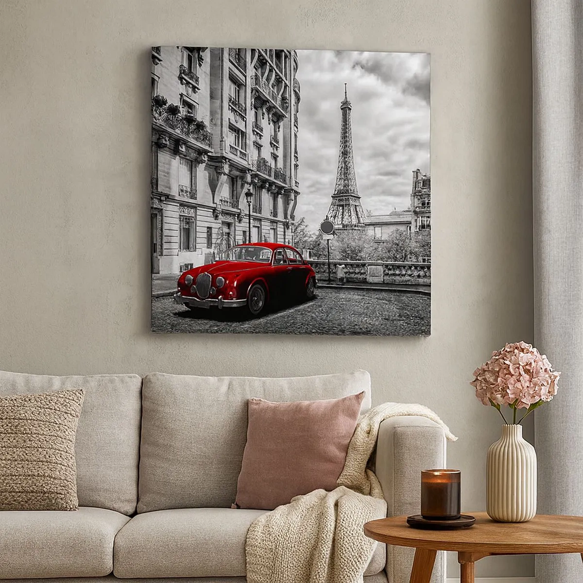 Bild auf Leinwand - Leinwandbild - Raubtier in der Stadt - 30x30 cm