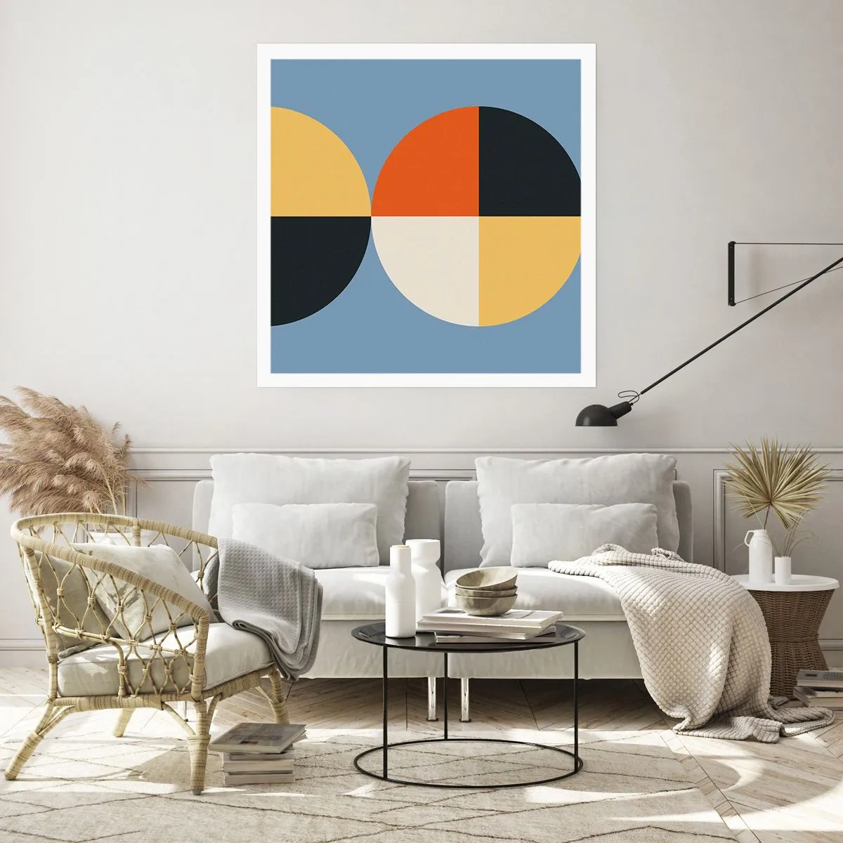 Poster - Beobachte und zähle - 60x60 cm