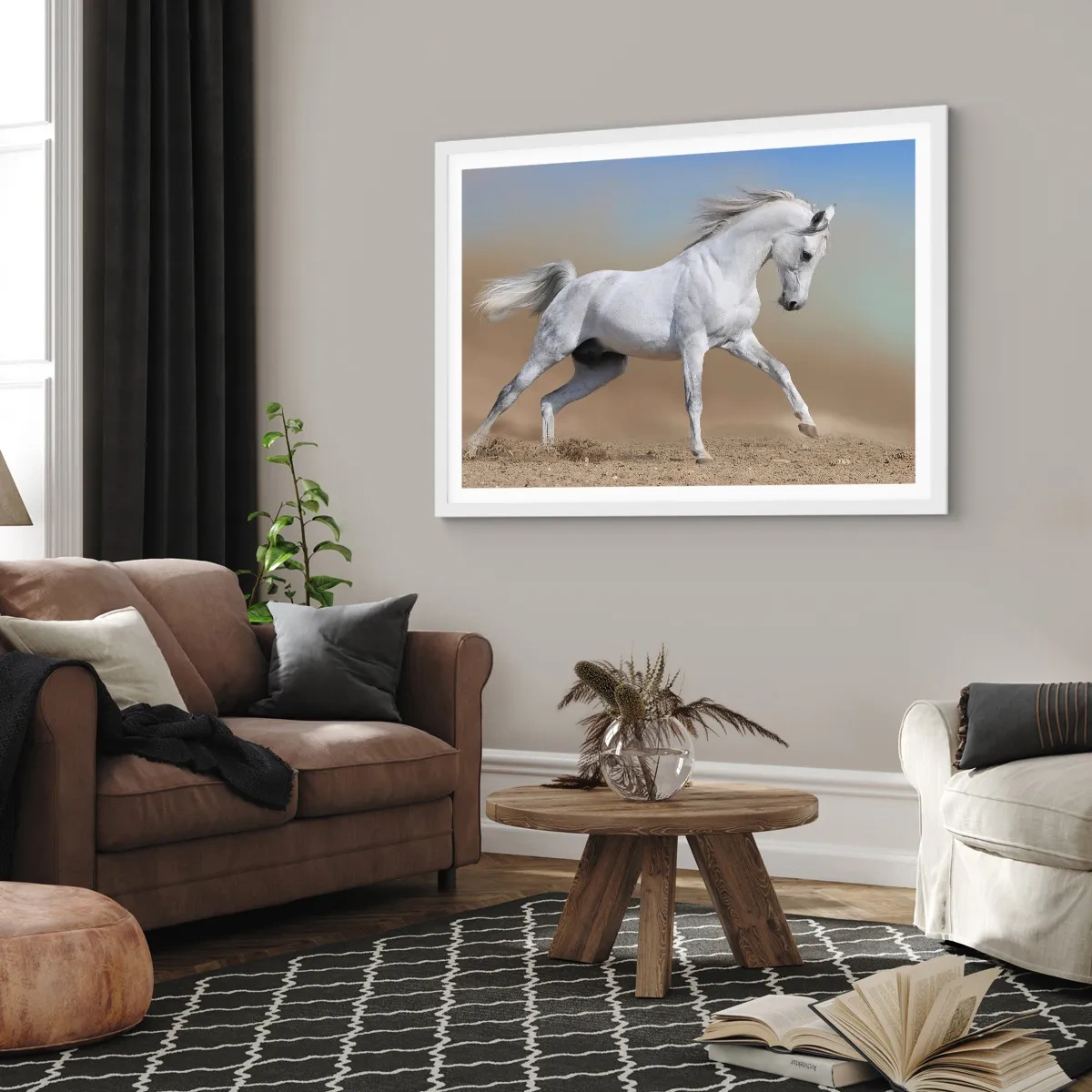 Poster in einem weißen Rahmen - Die schönste arabische Sage - 70x50 cm