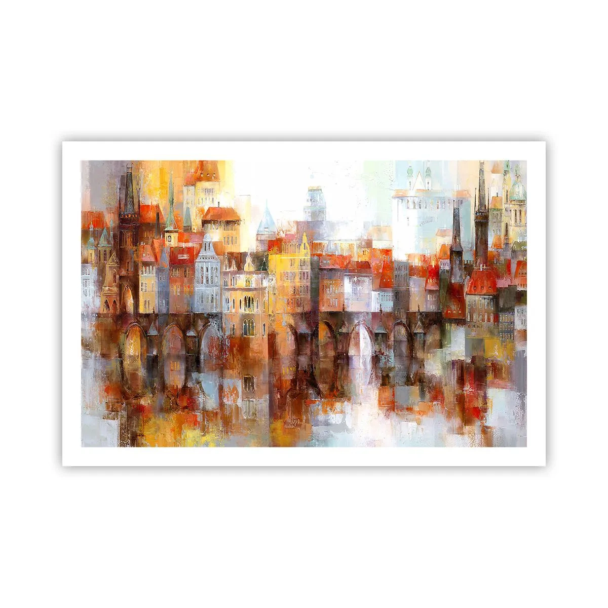 Poster - Schön ist es auch unter der Brücke - 91x61 cm