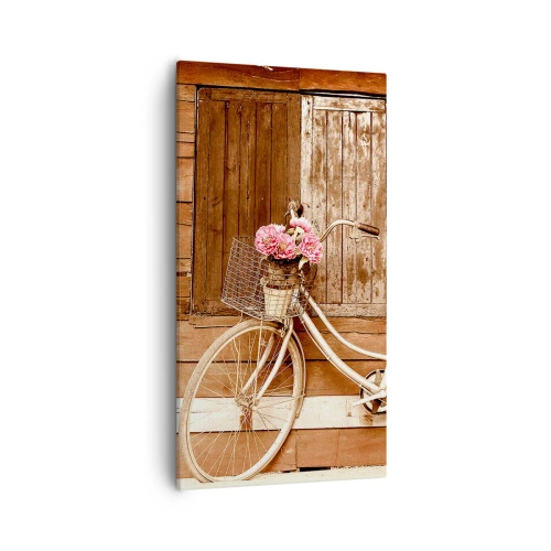 Bild auf Leinwand - Leinwandbild - Ich komme gleich wieder - 55x100 cm