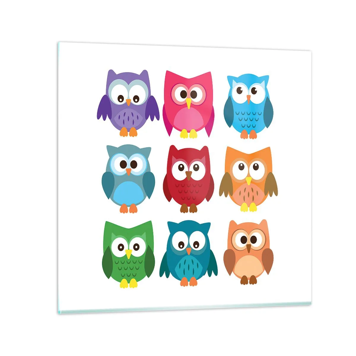 Glasbild - Bild auf glas - Es macht Spaß, anders zu sein - 70x70 cm