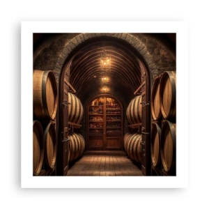 Poster - Stimmungsvoller Keller - 50x50 cm