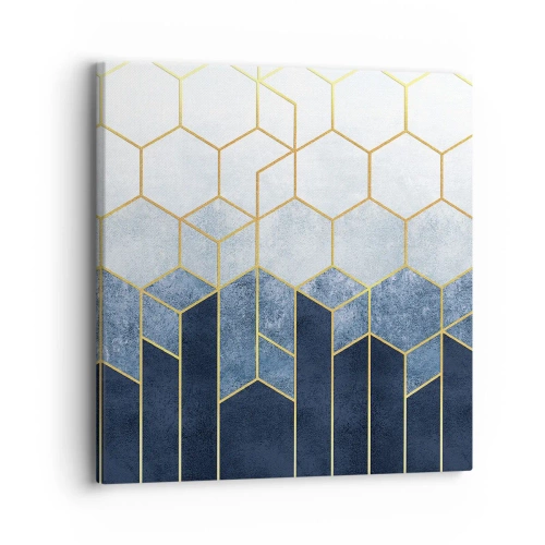 Bild auf Leinwand - Leinwandbild - Komposition im synkopischen Rhythmus - 30x30 cm