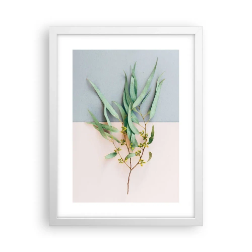 Poster in einem weißen Rahmen - Pastellige Subtilität - 30x40 cm