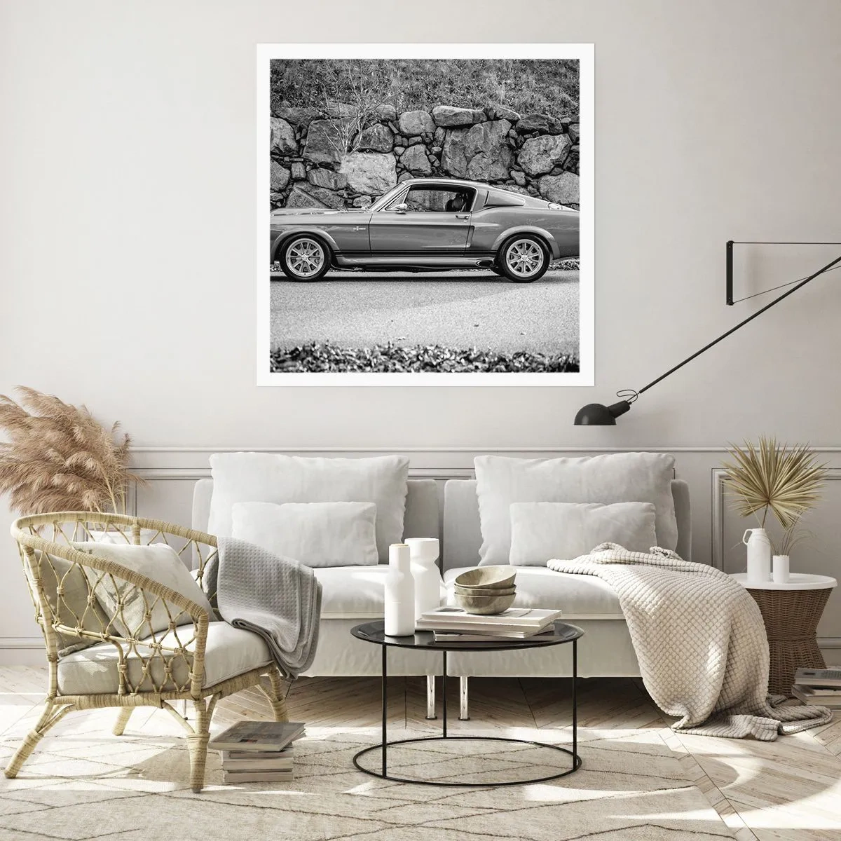 Poster - Die Legende der 1960er - 30x30 cm