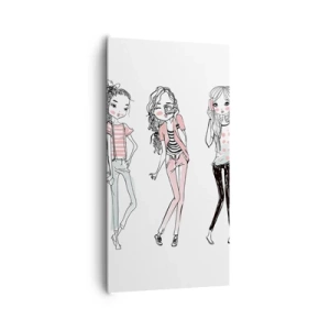 Bild auf Leinwand - Leinwandbild - Es wird, es wird Spaß machen - 65x120 cm