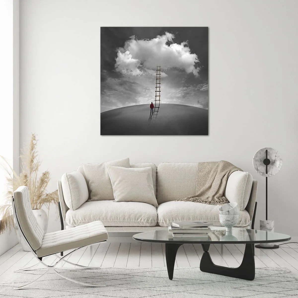 Glasbild - Bild auf glas - Alles ist möglich - 30x30 cm