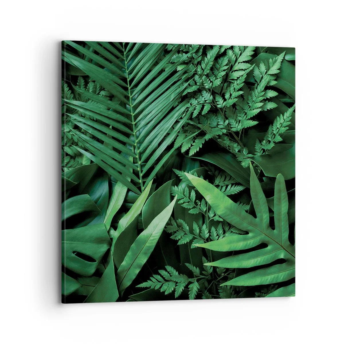 Bild auf Leinwand - Leinwandbild - Eingebettet ins Grüne - 70x70 cm