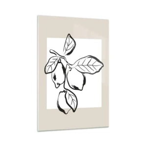 Glasbild - Bild auf glas - Dort, wo Zitronen reifen… - 70x100 cm