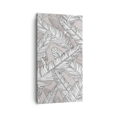 Bild auf Leinwand - Leinwandbild - Ein Federwirbel - 45x80 cm