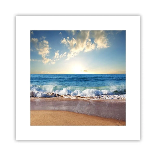 Poster - Bewegung und Stille zugleich - 30x30 cm