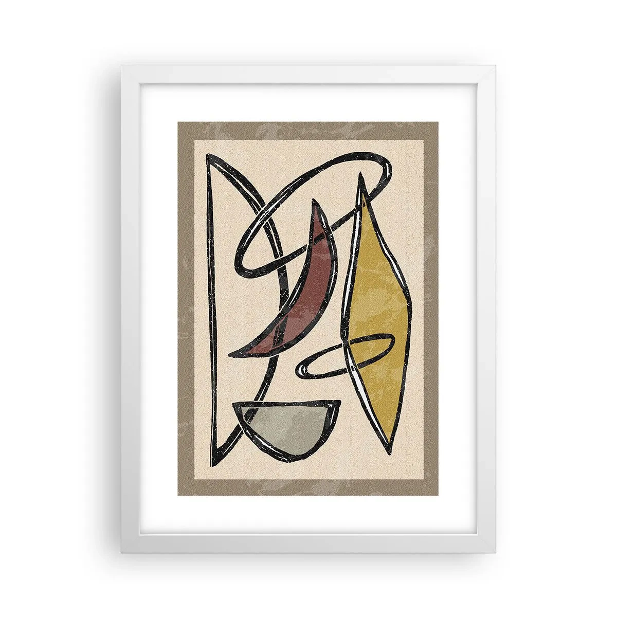 Poster in einem weißen Rahmen - Vertikale und Horizontale - 30x40 cm