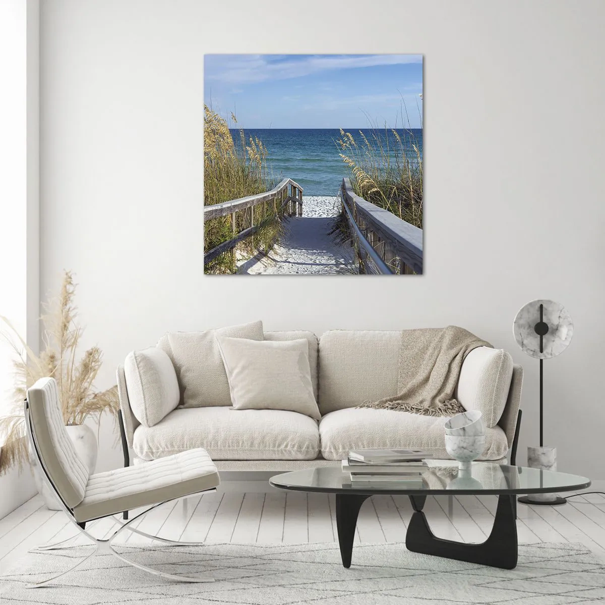 Glasbild - Bild auf glas - In der Sonne, im Wind - 40x40 cm