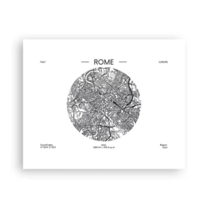 Poster - Anatomie von Rom - 50x40 cm