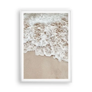 Poster in einem weißen Rahmen - Ich komme gleich wieder - 70x100 cm