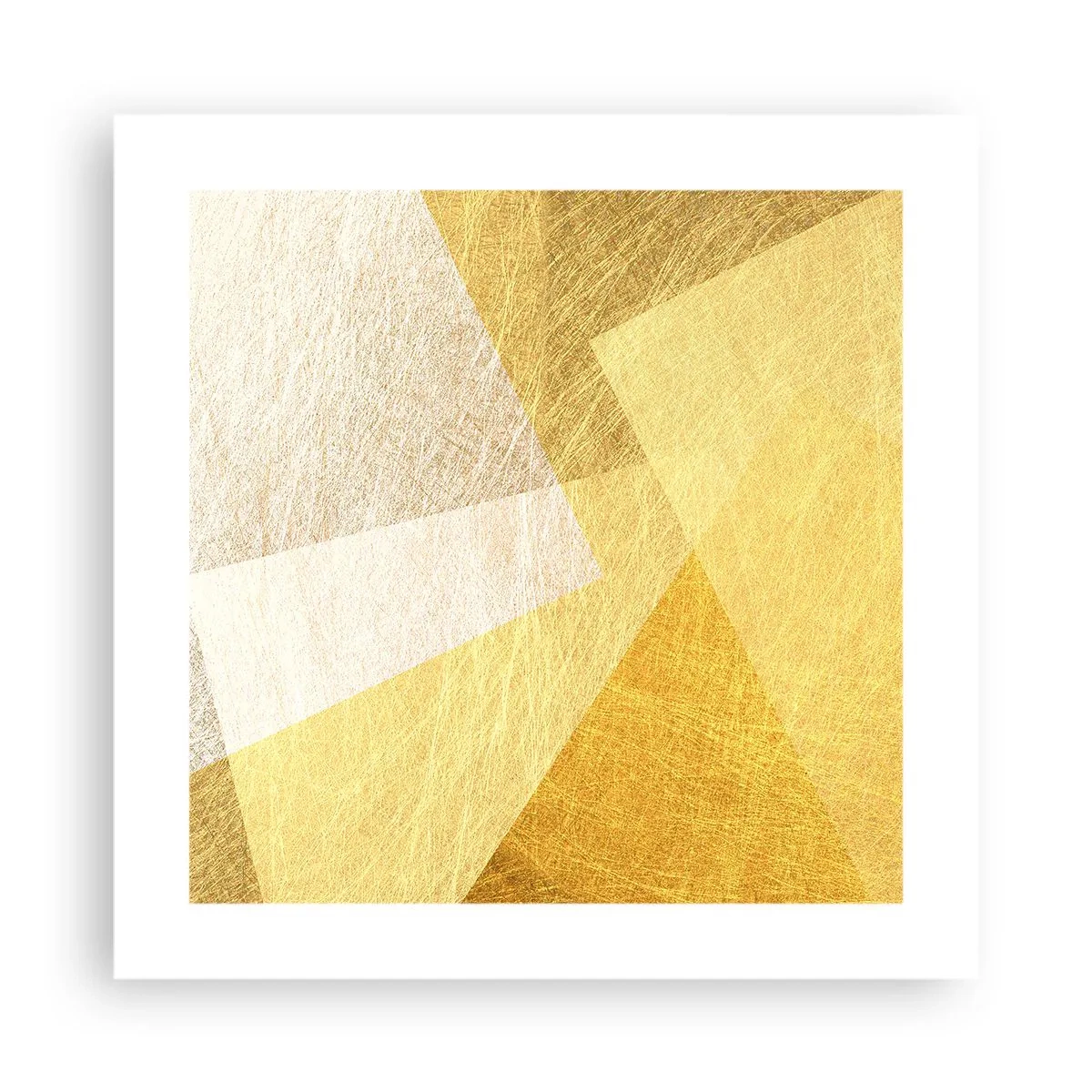 Poster - Geometriewetter - 40x40 cm
