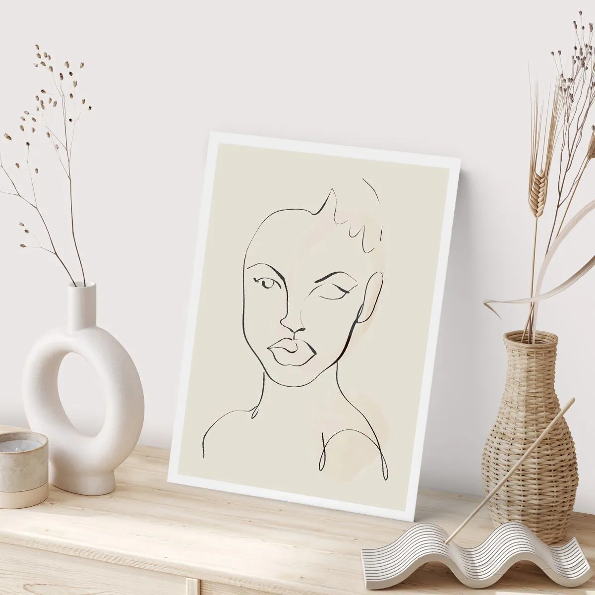 Poster - Umriss der Sinnlichkeit - 30x40 cm