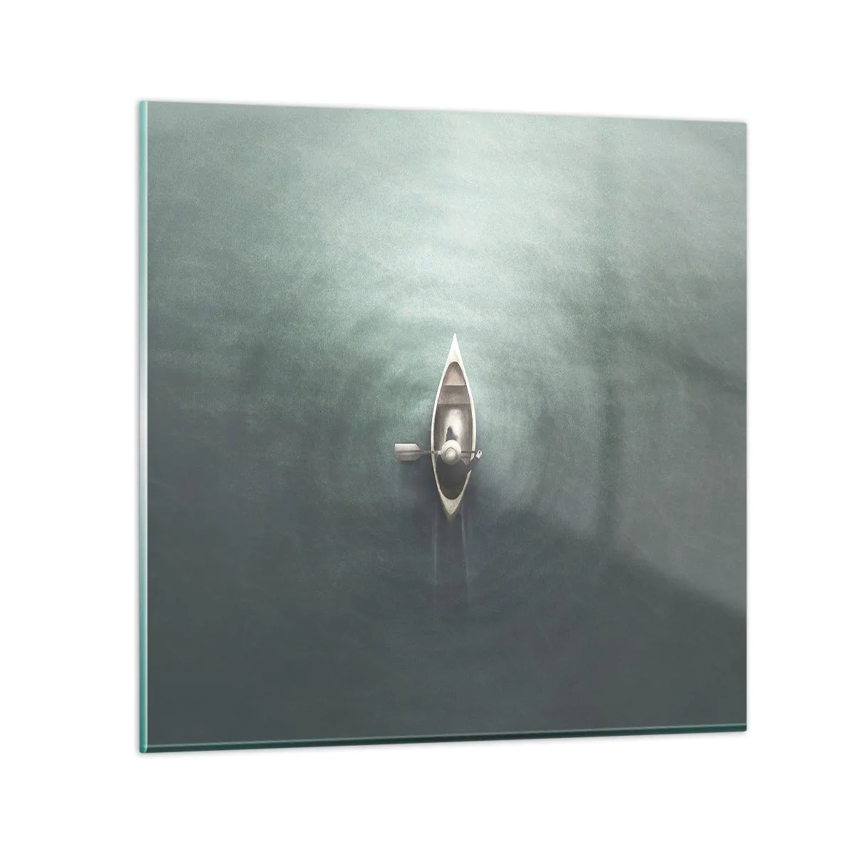 Glasbild - Bild auf glas - Durch den Mondsee - 50x50 cm