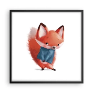 Poster in einem schwarzem Rahmen - Steht mir das gut? - 50x50 cm